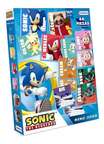 Sonic Memo Juego 48 Piezas Mt3 01223 Ttm