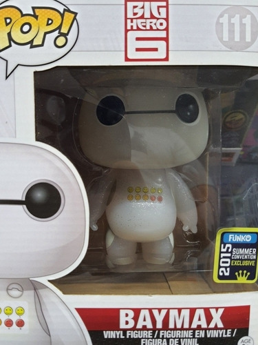 Funko Pop Baymax Sdcc 2015 Glitter Raro Descontinuado