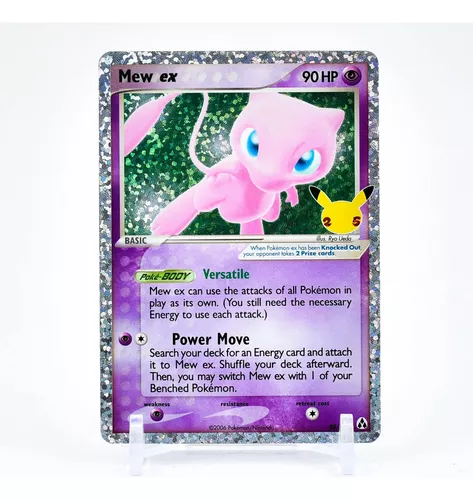  Carta de Mew, de Pokémon. : Juguetes y Juegos