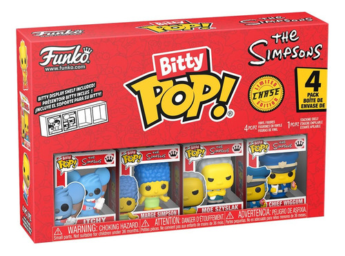 Funko Pop! Bitty: Simpsons - Itchy, Marge Simpson, Moe