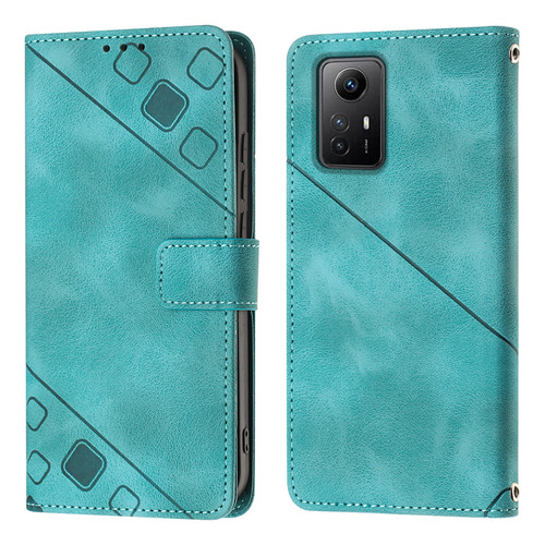 Funda Abatible Tipo Cartera C/relieve Para Redmi Note 12s 4g