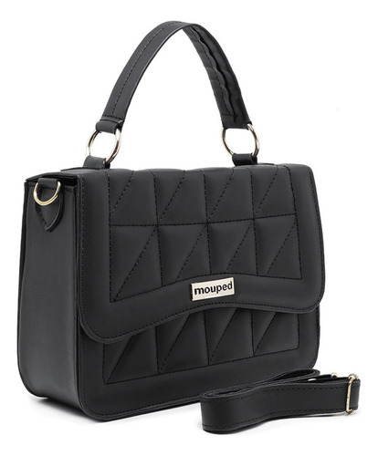 Bolsa Transversal Pequena Clutch De Ombro Bolsa Lateral Top Cor Preto