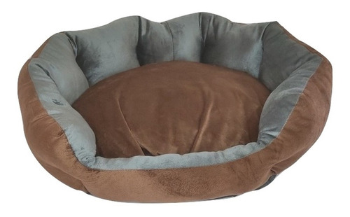 Cama Para Perro O Gato Cafe, Conjín C/ Cierre, Funda Lavable