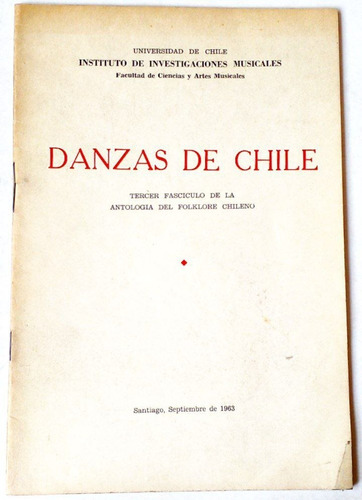 Soublette Danzas Chile Folklore  1963