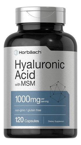 Acido Hialuronico Con Msm De 1000mg 120cap Americano Prime 