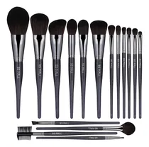 Comprar Set De 16 Brochas Pinceles Maquillaje Profesional Espatula