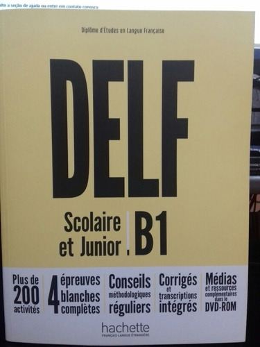 Delf B1 Sacola Scolaire Et Junior + Dvd Rom
