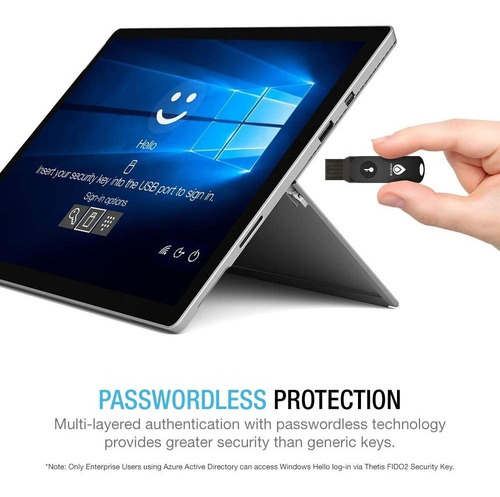Thetis Usb Llave Seguridad Clave Acceso Cuenta Fido2 U2f!