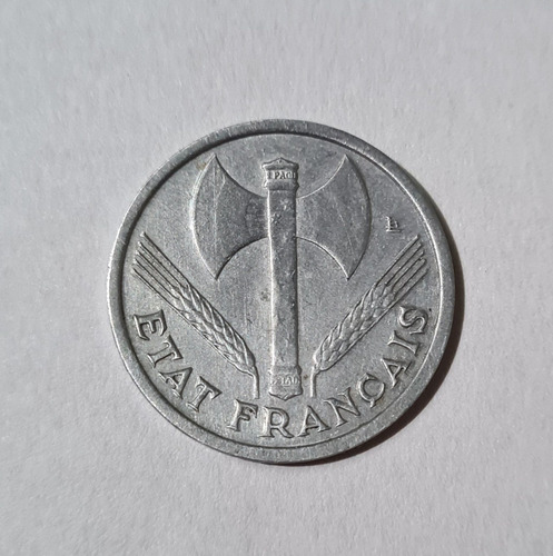 Moneda 1 Franc Franco - 1943 (Usado)