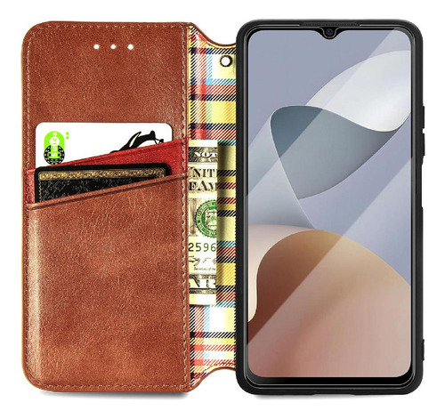 Funda For Zte A54 Funda De Cuero Con Diseño De Moda
