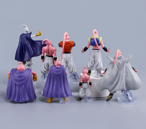 Figura de acción Boneco Anime, 8 unidades, Dragon Ball Z Majin Buu Boo