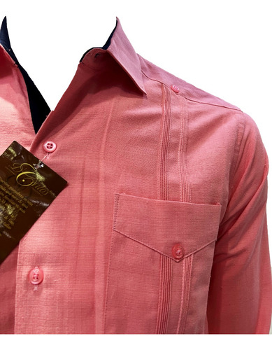 Imagen 2 de 3 de Guayabera De Lino Para Caballero
