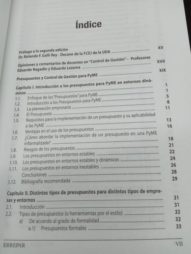 Presupuestos Y Control De Gestión Para Pyme 2°ed Billine A.