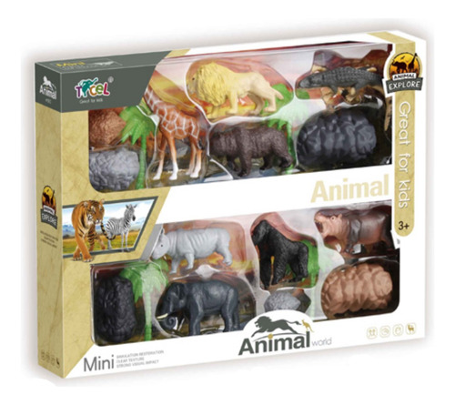 Animal World Set De Animales Con Accesorios 2308530