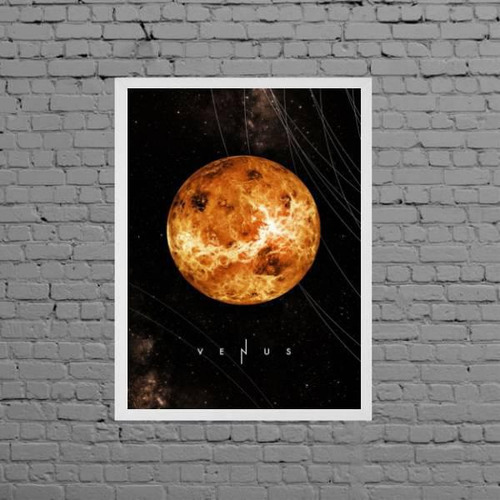 Quadro Astrologia Planeta Venus 45x34cm