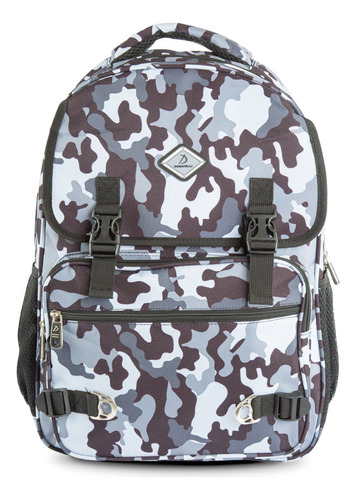 Mochila Army Negro Camuflado Donatelli