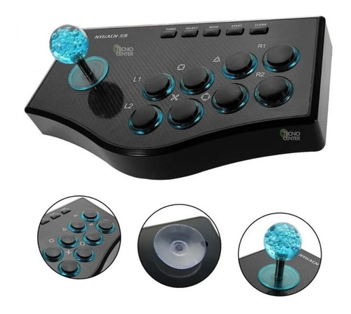 Imagen 2 de 10 de Joystick Arcade Usb 5 En 1 Android Pc Smart Tv Ps2 Ps3 Cuota