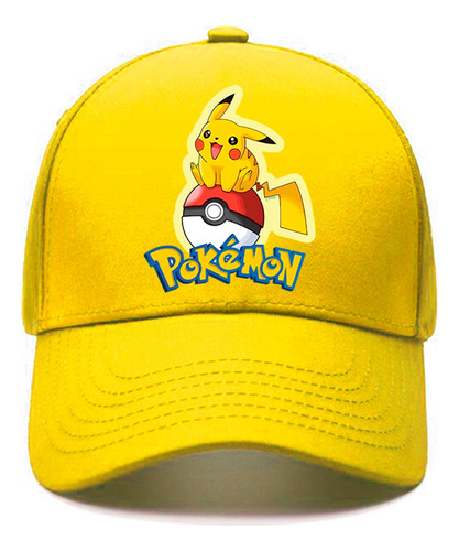 Gorra Pikachu Pokemon Ajustable