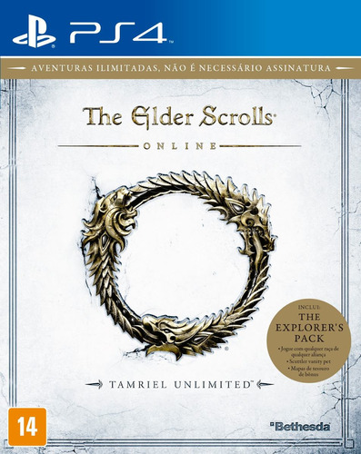 Jogo Semi Novo The Elder Scrolls Online Tamriel Unlimit Ps4