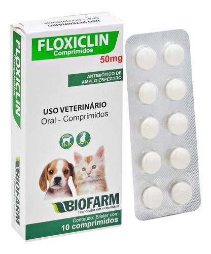 Floxiclin 50 Mg Blister 10 Comp. - Biofarm