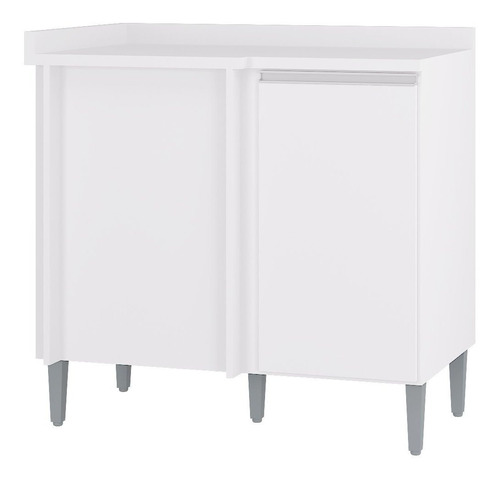 Mueble Inferior De Cocina 91 Cm Lat Blanco