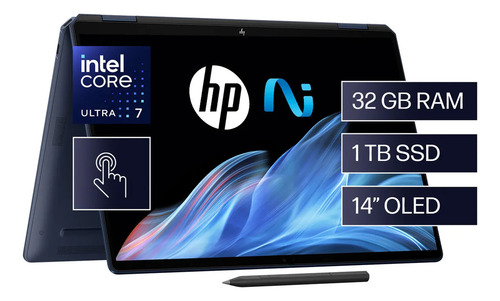 Notebook HP OmniBook Ultra Flip 14 Next Gen AI 14-fh0000la Intel Core Ultra 7 32gb Ram 1tb SSD Windows 11 Home