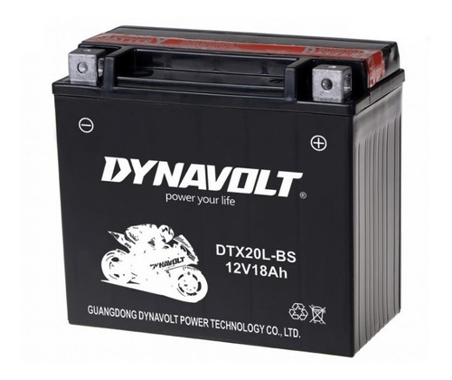 Batería P/moto Dynavolt  Libre Mant.  Ytx20 L Bs Rider One