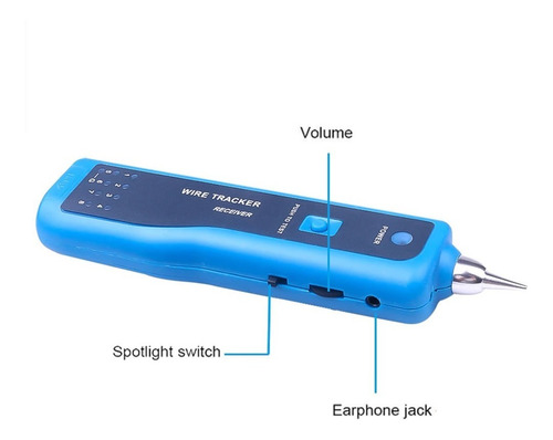 Imagen 6 de 10 de Generador De Tono Chicharra Lan Tester Rj11 Rj45 Jw-360