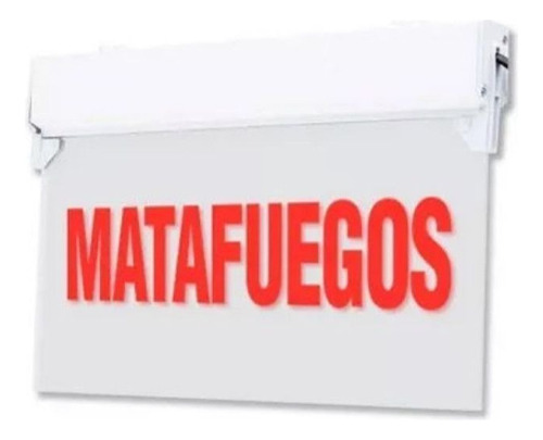 Cartel Señalizador Led Luminoso Matafuegos Autonomía 