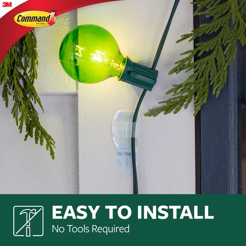 Clips Decorativo Command Sujetacable Exteriores