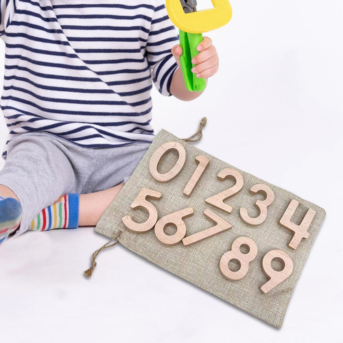 10x Bloques De Construcción Contando Para Niños Pequeños