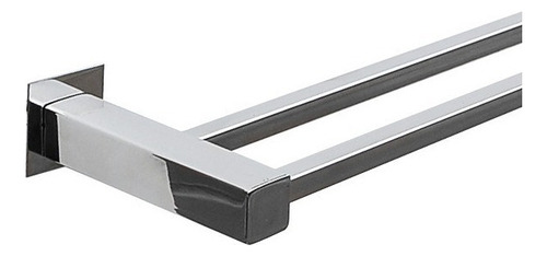 Toalheiro Duplo 60 Cm Aço Inox Ref: Qd0411