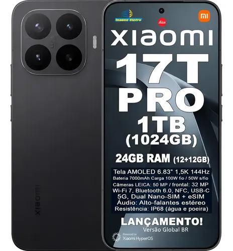 Xiaomi 17t Pro 1 Tb 1024gb+24gb Ram 5g Nfc Global M2012k11ag