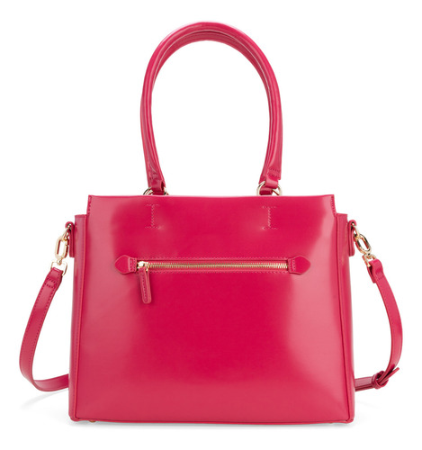 Bolsa Satchel Cloe Gebari Grande Color Fuscia