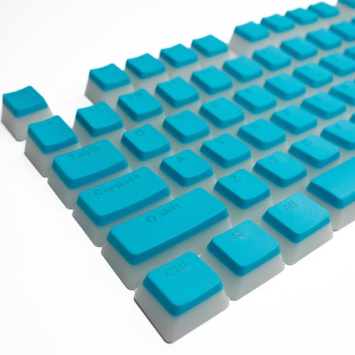 Imagen 3 de 3 de Keycaps Set Pudding Celeste