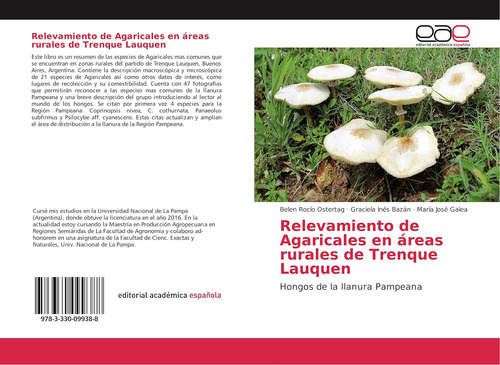 Libro: Relevamiento De Agaricales En Áreas Rurales De Trenqu