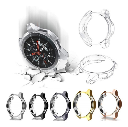 Combo 3 Case Protector Tpu Para Galaxy Watch 46mm Generico