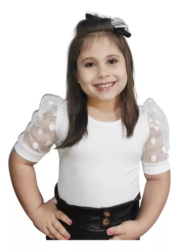 Comprar Blusa Infantil de Lese Bia Bege - Mini Piks