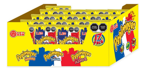 Papirringas A La Francesa Botanas Leo 17 Piezas De 46 Gr C/u