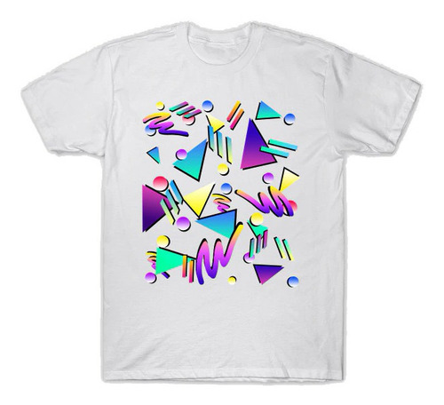 Playera Camiseta Geometria Moda Tendencia 80 S Retro 