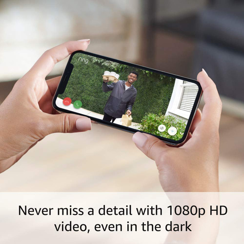 Timbre De Videoportero Con Cable 1080p Hd Con Conversación Y