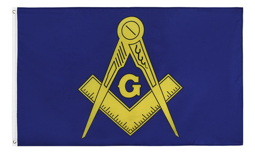 Gq Bandeira Da Loja Maçônica De 3x5 Pés Da Maçonaria