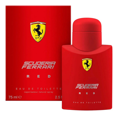 Perfume Scuderia Ferrari Red 75ml. Para Caballero