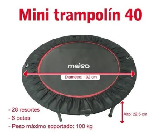 Imagen 6 de 10 de Mini Tramp Trampolin Gimnasia Fitness Minitramp Jumping