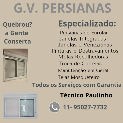 Consertos De Janelas Integradas E Persianas Externas