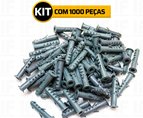 Bucha Sem Parafuso Com Aba Anel 8mm Com 1000 Peças