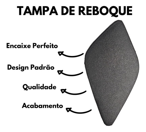 Tampa De Reboque Dianteiro Adaptavel Fusion 2013 14/15 2016