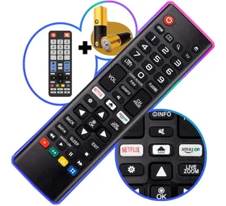 Control Para LG Smart Tv 4k Pantallas Webos Uhd Ai Thinq Led