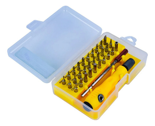 Kit Destornilladores 32 Puntas En 1 Para Notebook Celulares