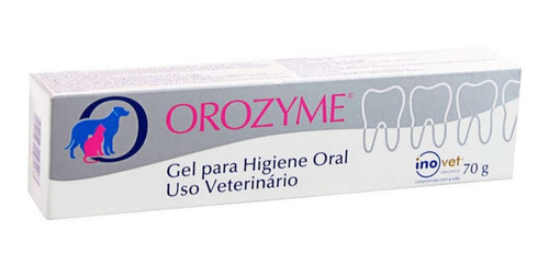 Imagem 3 de 3 de Orozyme Gel Higienizador Bucal Para Cães E Gatos 70g Inovet